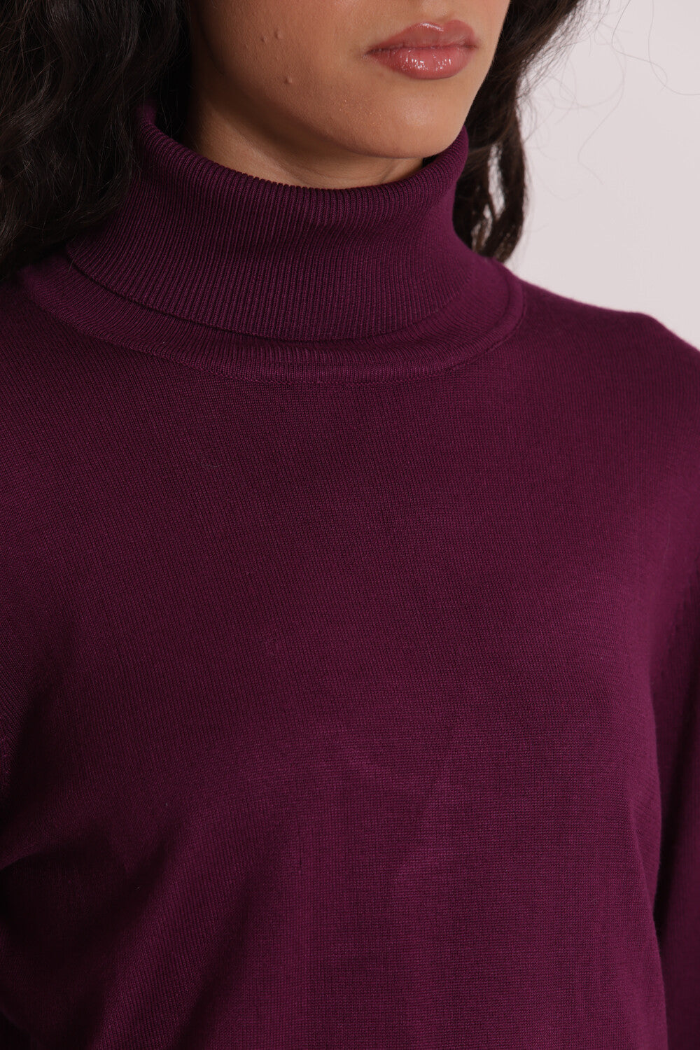MAGLIA COLLO ALTO IN MANO FREDDA