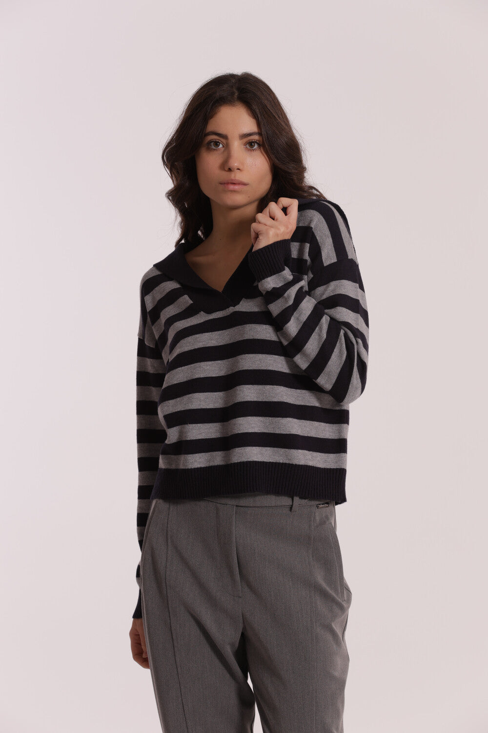 MAGLIA POLO A RIGHE