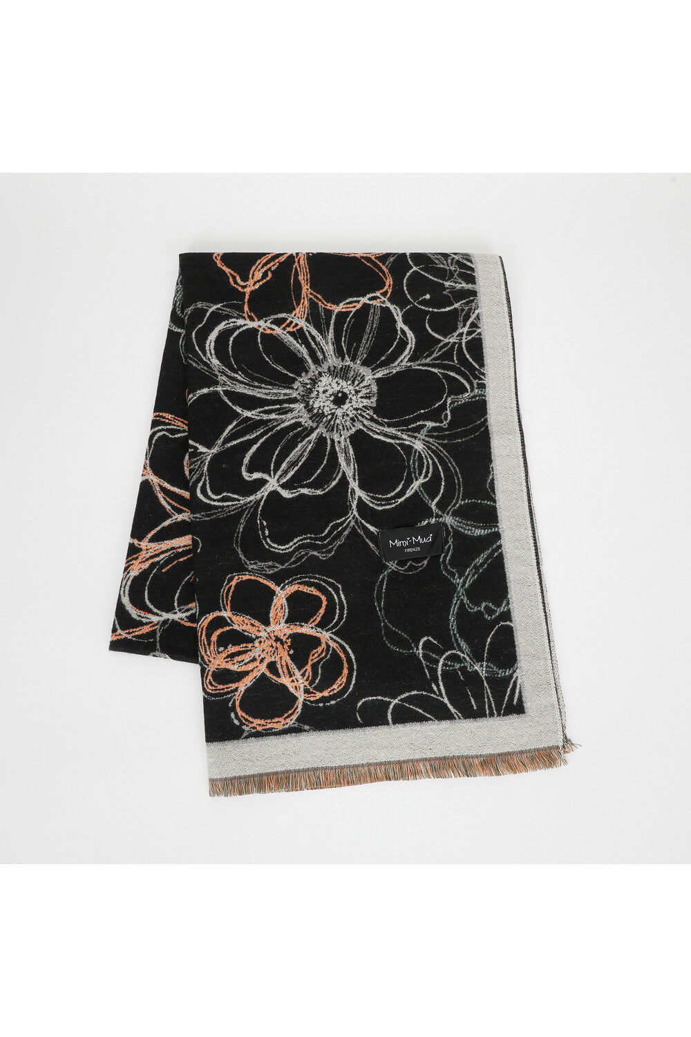 SCIARPA CON DISEGNO DI FIORI