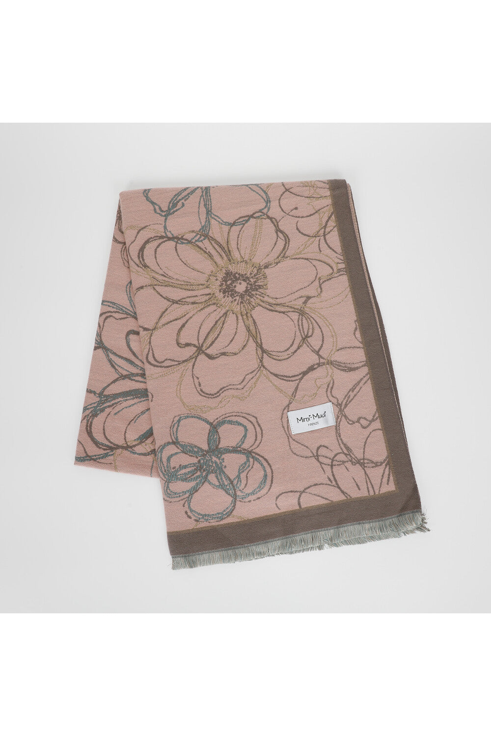 SCIARPA CON DISEGNO DI FIORI