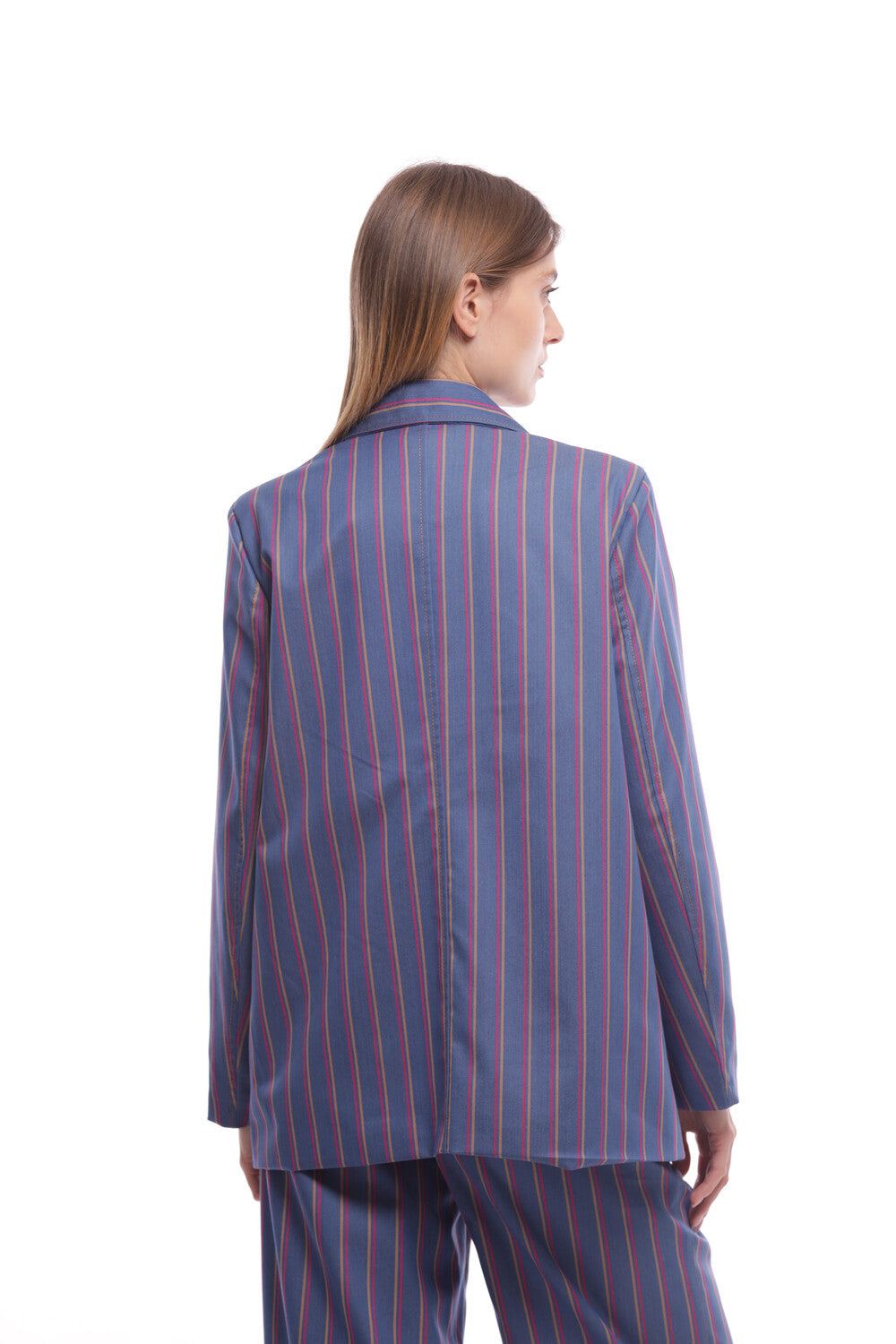 GIACCA LUNGA GESSATA EFFETTO DENIM