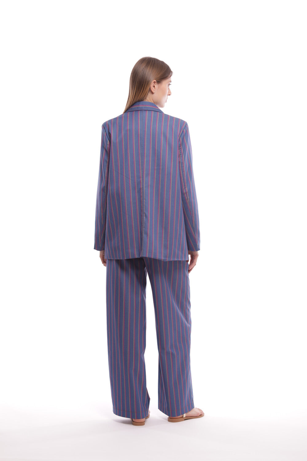 GIACCA LUNGA GESSATA EFFETTO DENIM
