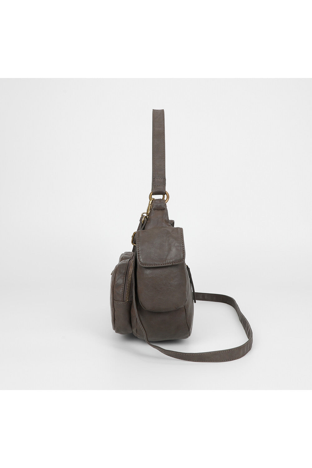 BORSA A SPALLA CON TASCHE