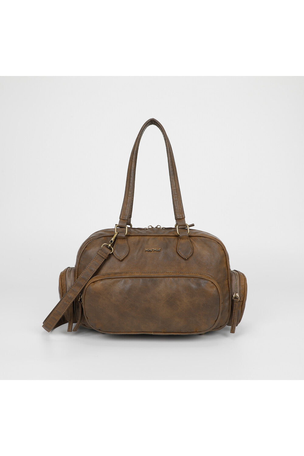 BORSA BAULETTO CON TASCHE