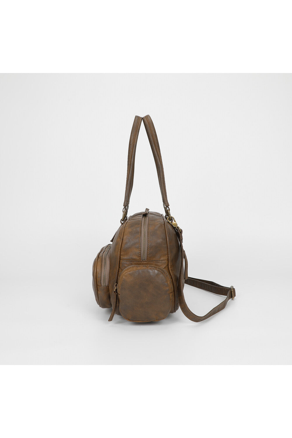 BORSA BAULETTO CON TASCHE