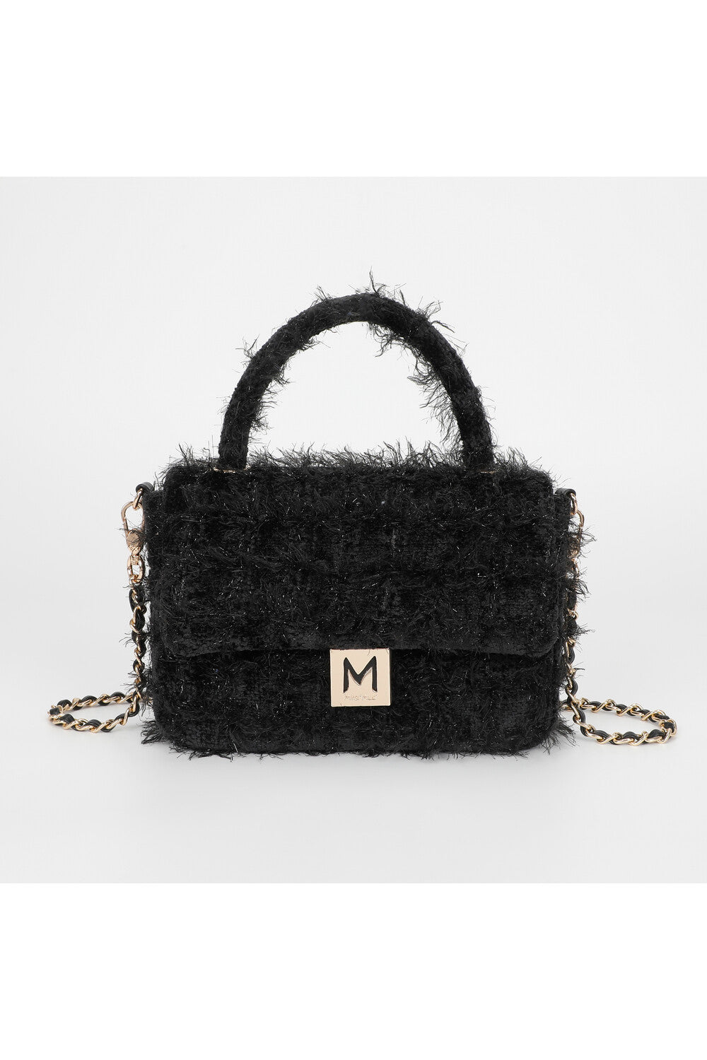 BORSA A TRACOLLA IN TWEED