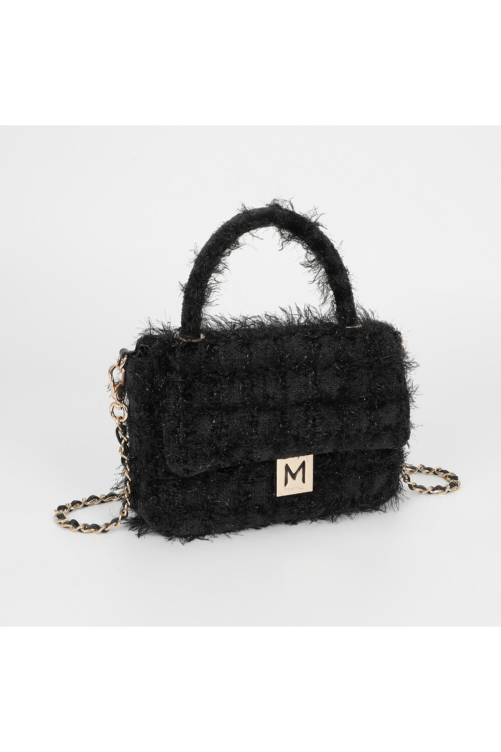BORSA A TRACOLLA IN TWEED
