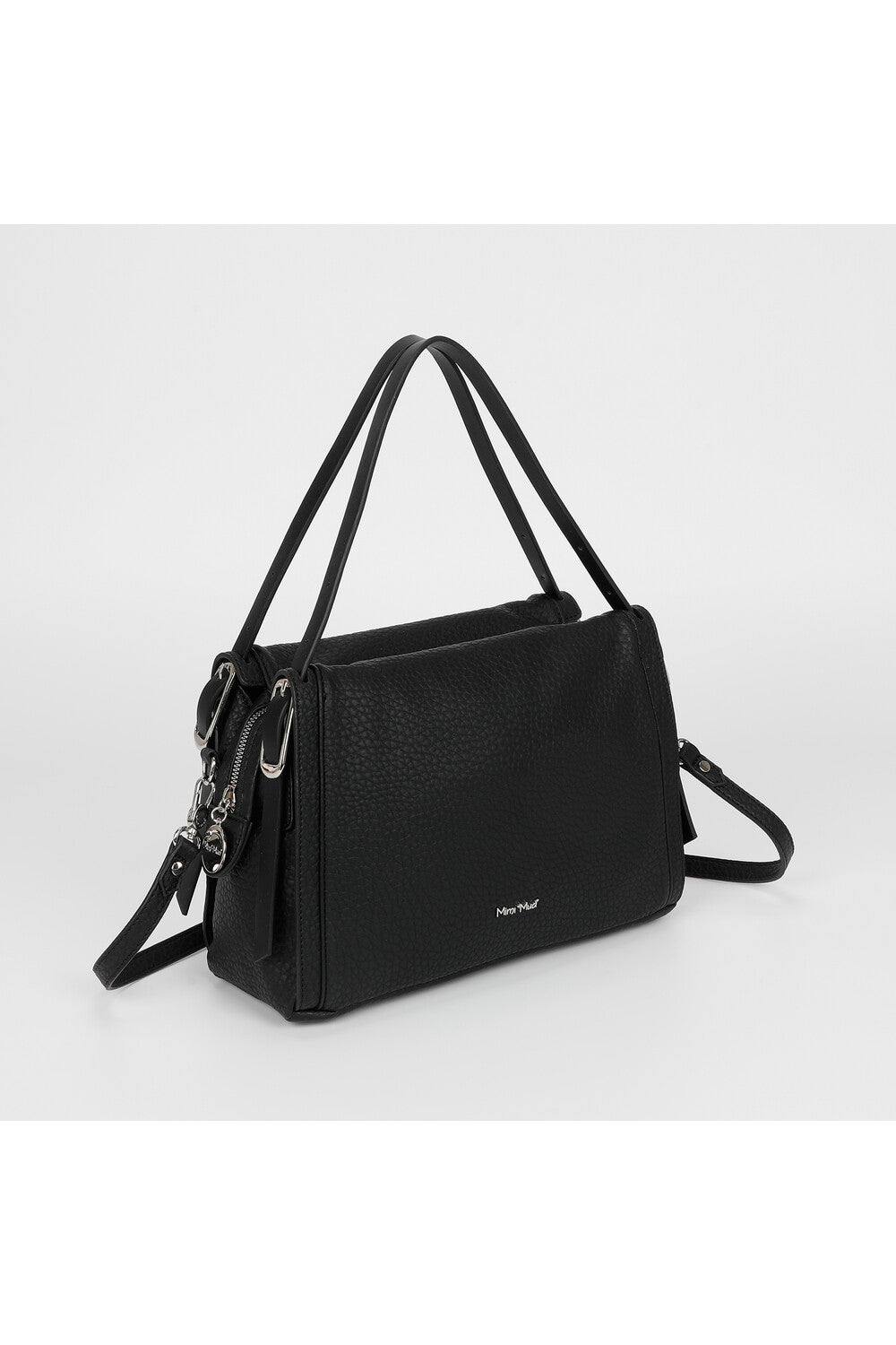BORSA A MANO CON DOPPIO MANICO E CINTURINO