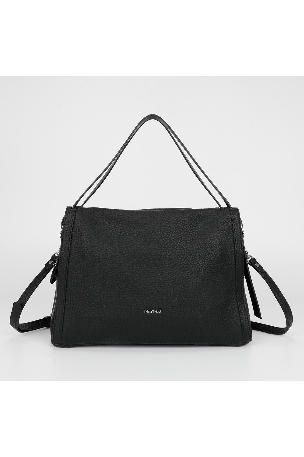 BORSA A SPALLA CON DOPPIO MANICO E CINTURINO
