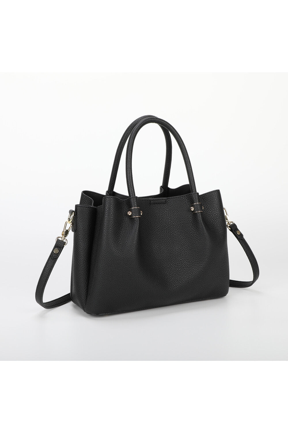 BORSA A MANO CON RIFINITURE IN TINTA