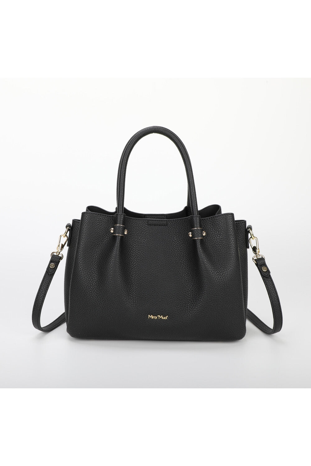 BORSA A MANO CON RIFINITURE IN TINTA