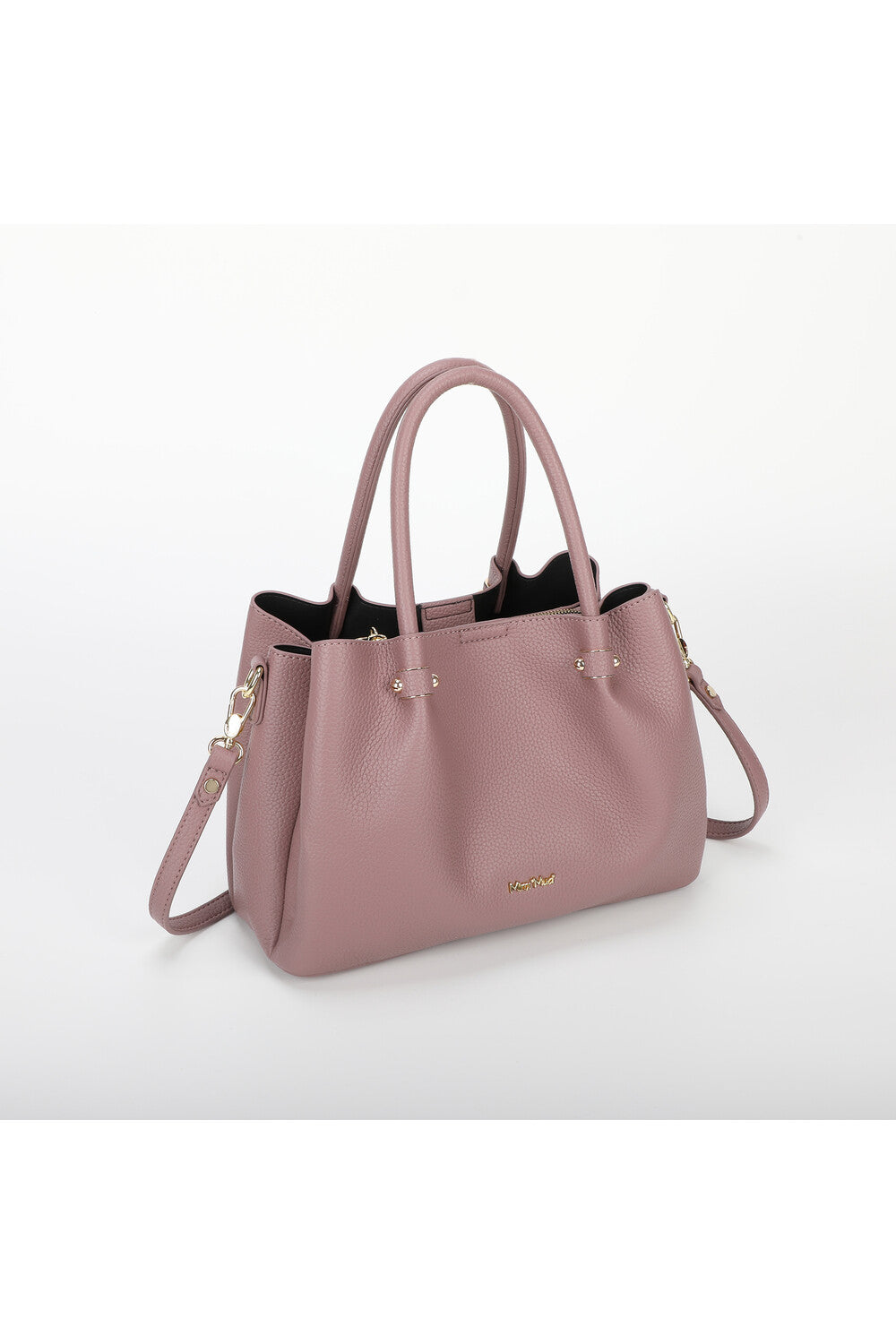BORSA A MANO CON RIFINITURE IN TINTA