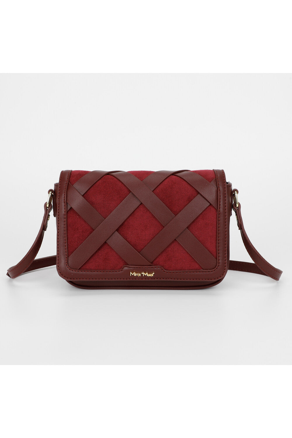 BORSA A TRACOLLA INTRECCIATA