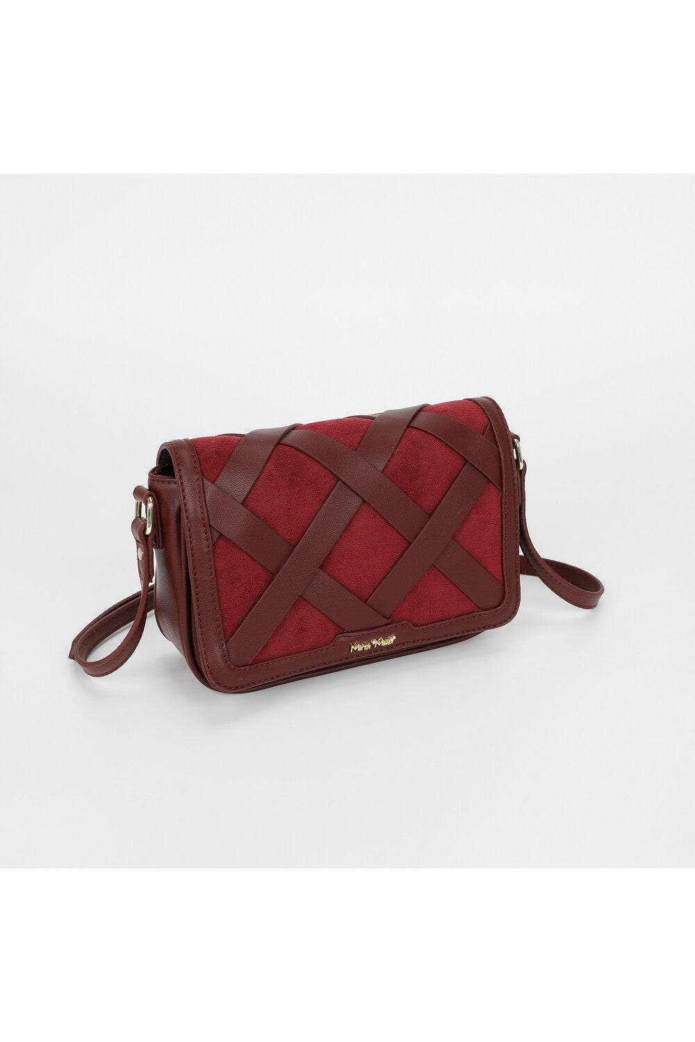 BORSA A TRACOLLA INTRECCIATA