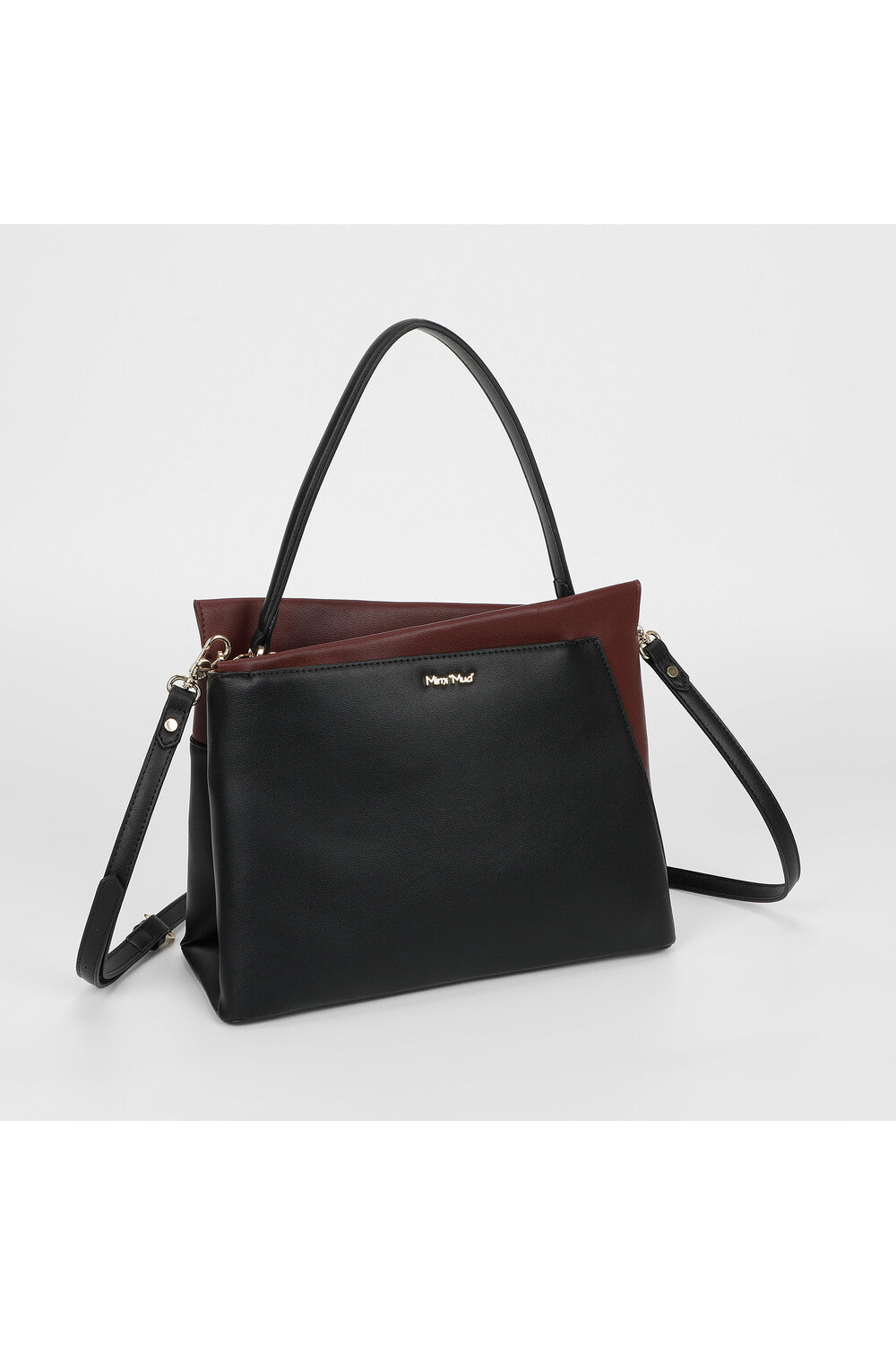 BORSA A SPALLA BICOLOR