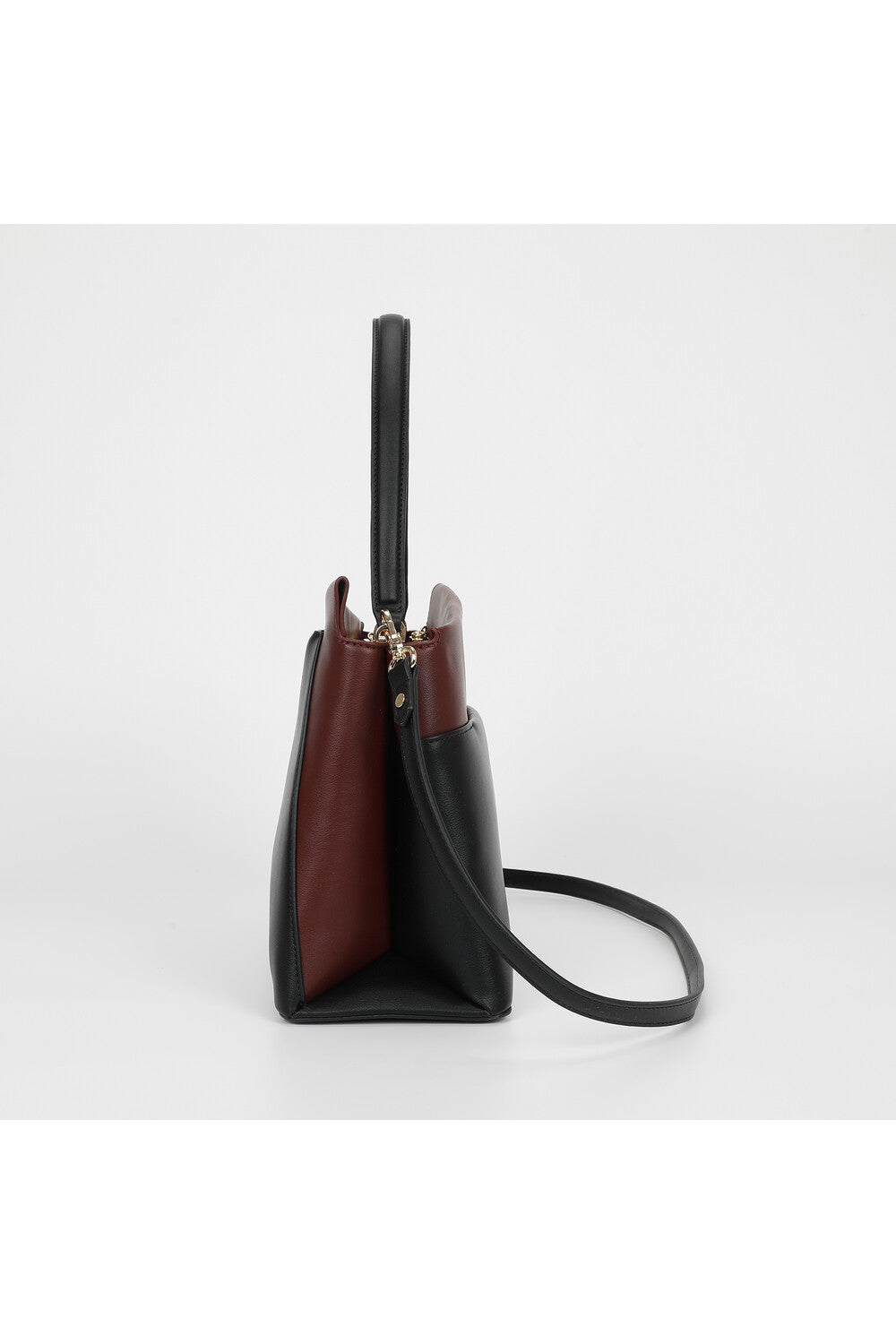 BORSA A SPALLA BICOLOR