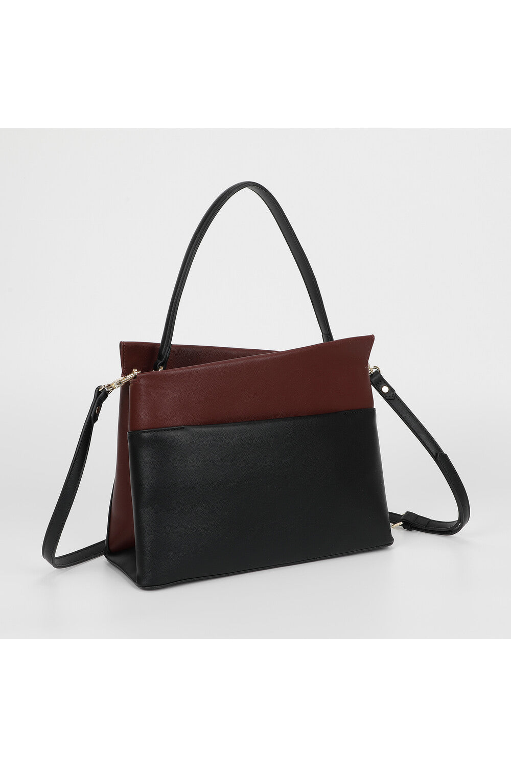 BORSA A SPALLA BICOLOR