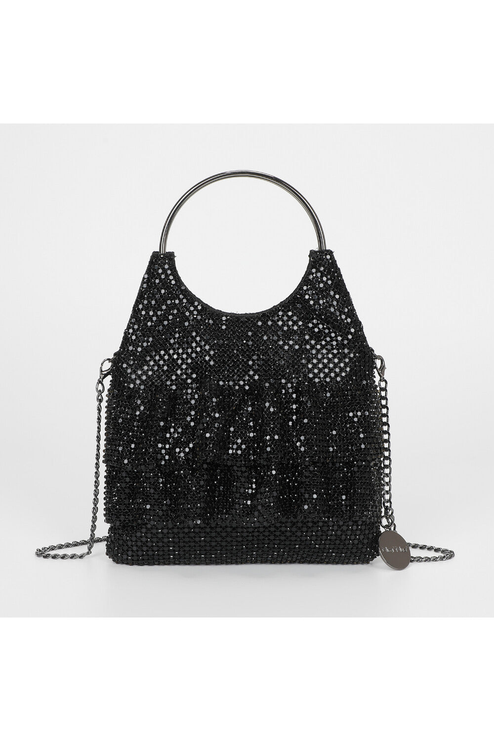 BORSA MORBIDA CON VOLANT