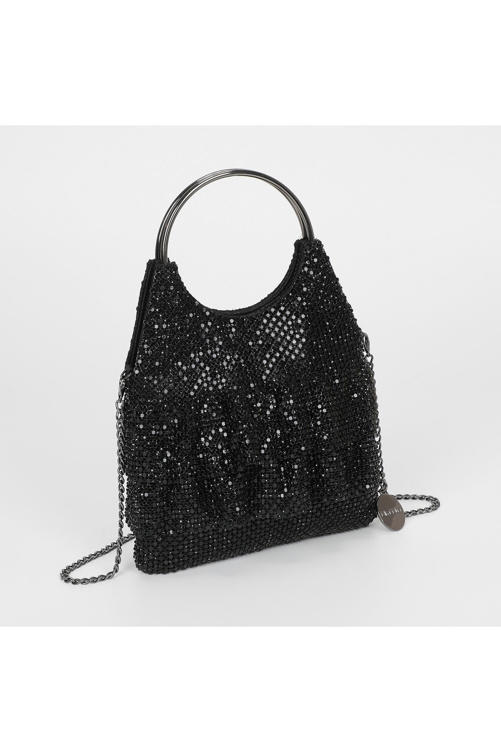 BORSA MORBIDA CON VOLANT
