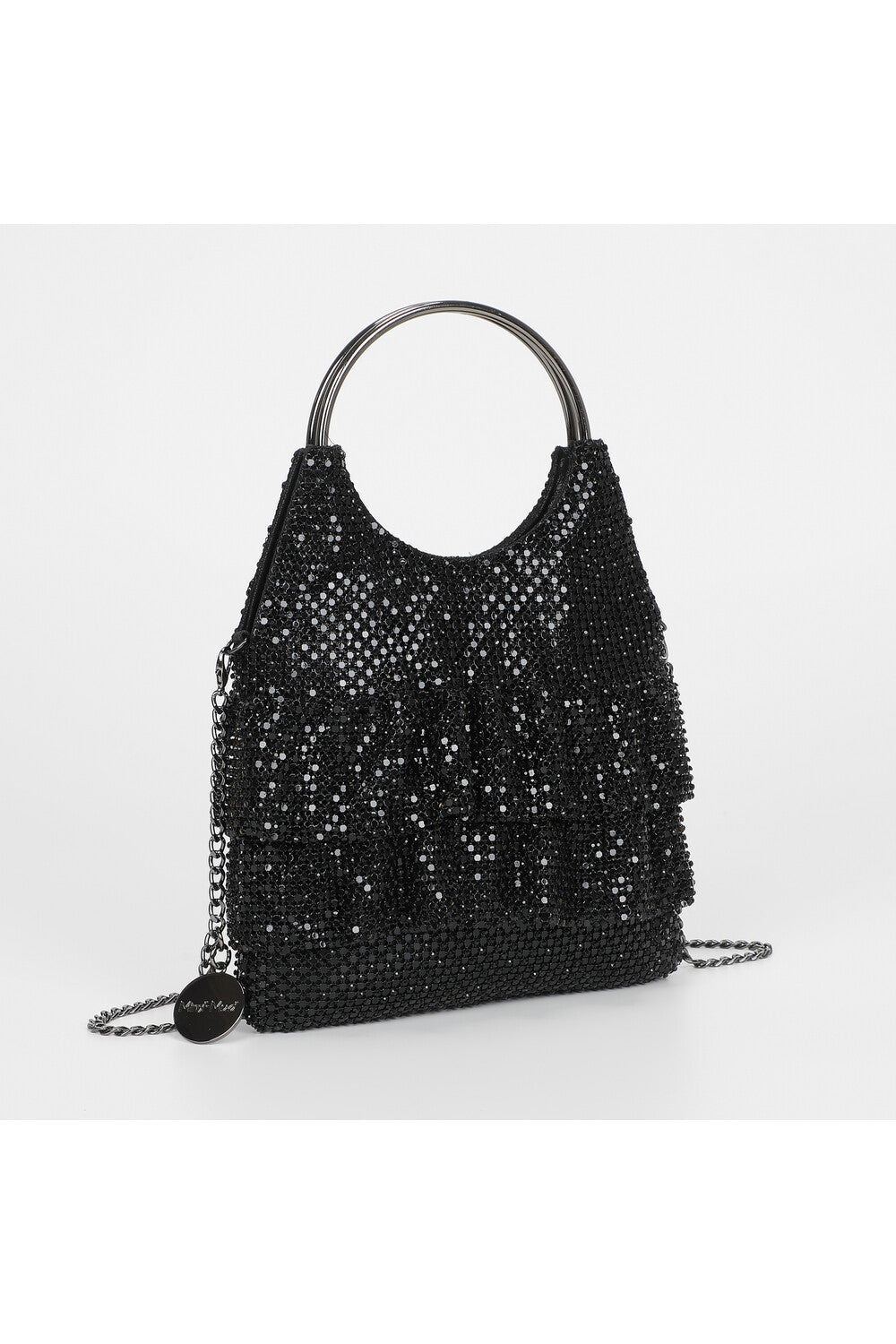 BORSA MORBIDA CON VOLANT