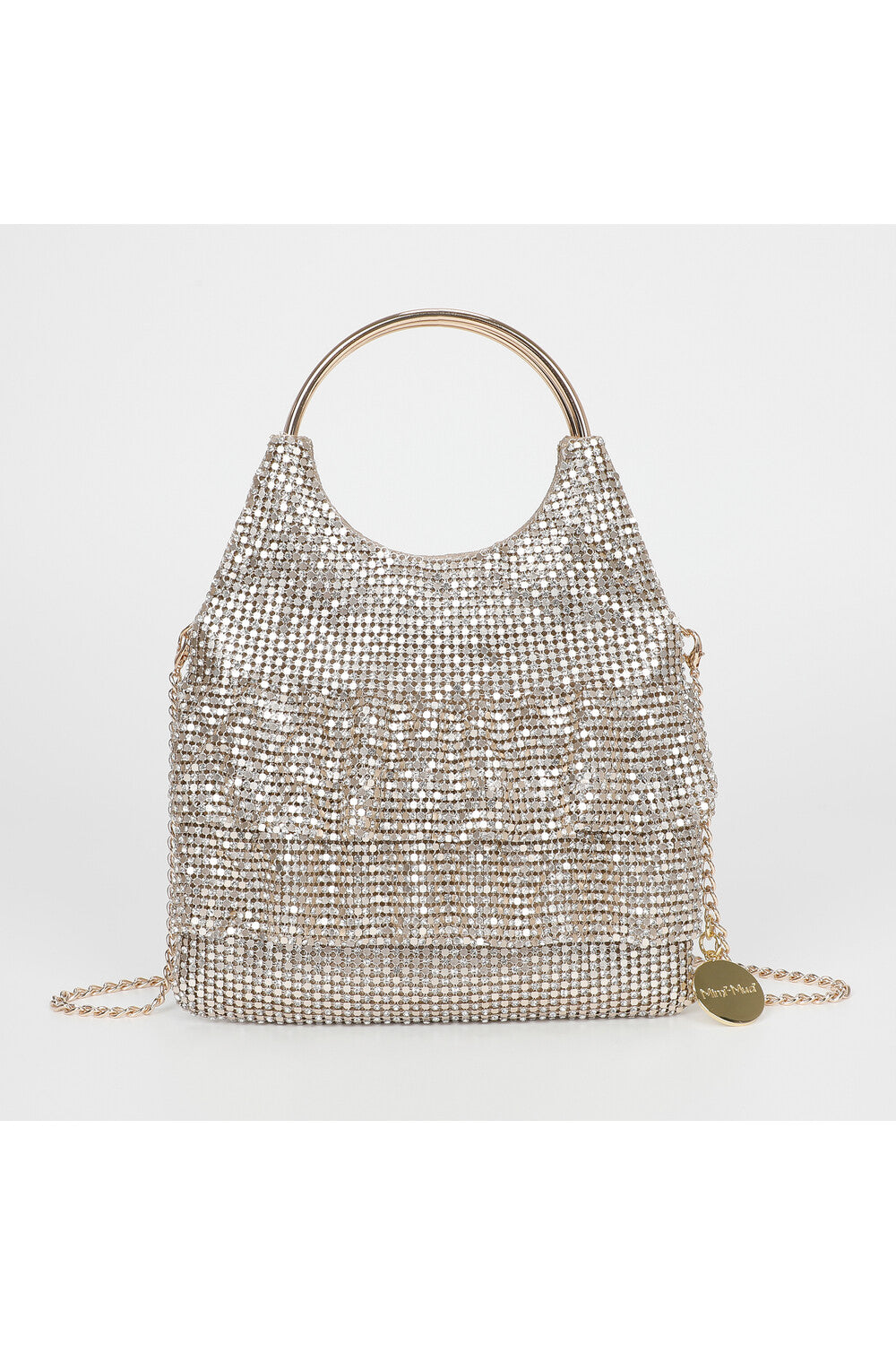 BORSA MORBIDA CON VOLANT