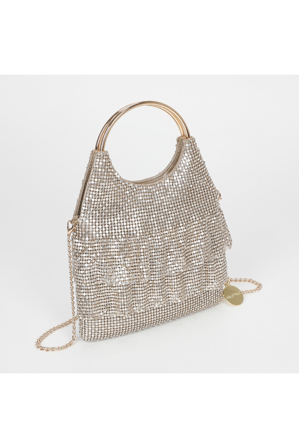 BORSA MORBIDA CON VOLANT