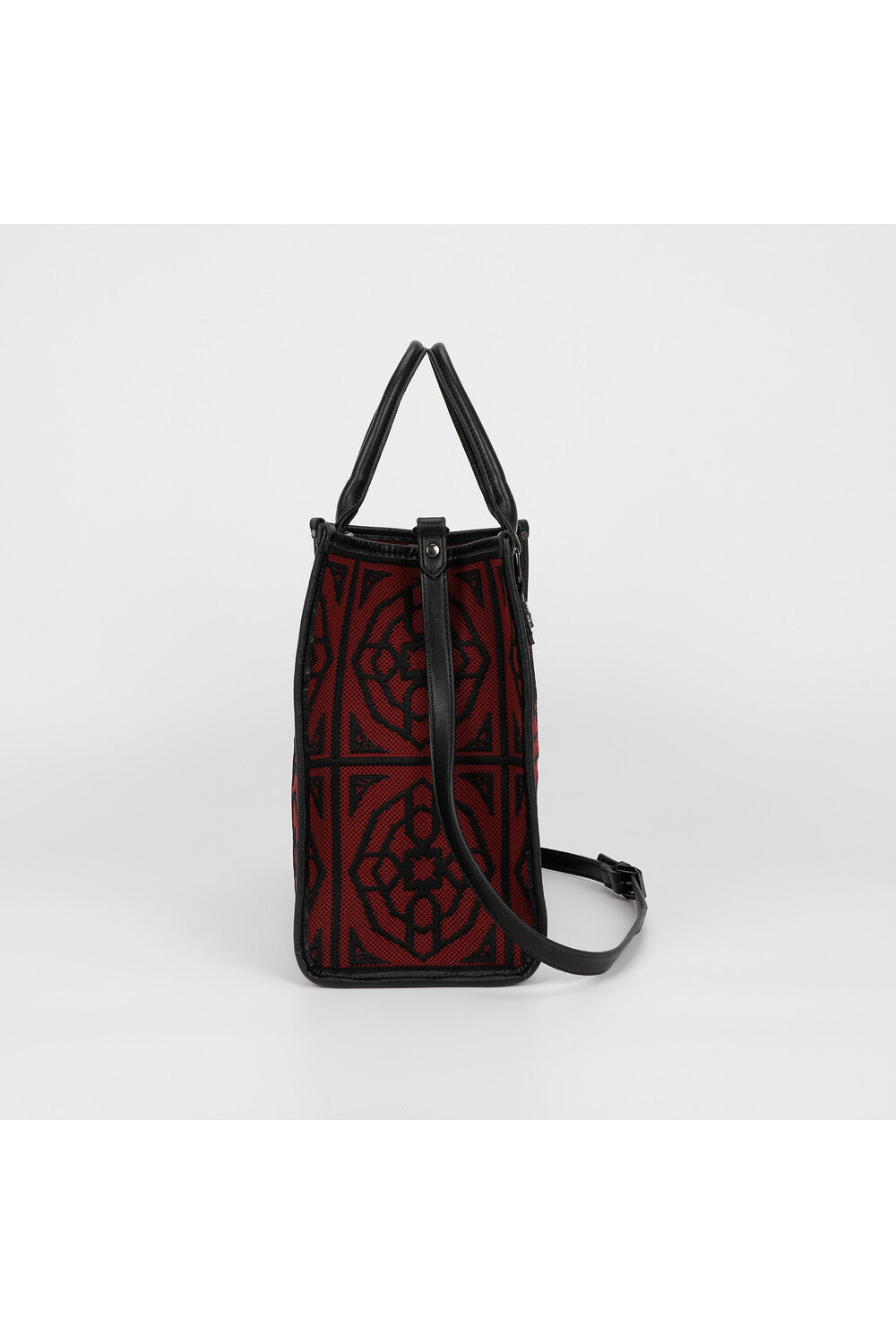BORSA TOTE GRANDE CON DISEGNO RICAMATO