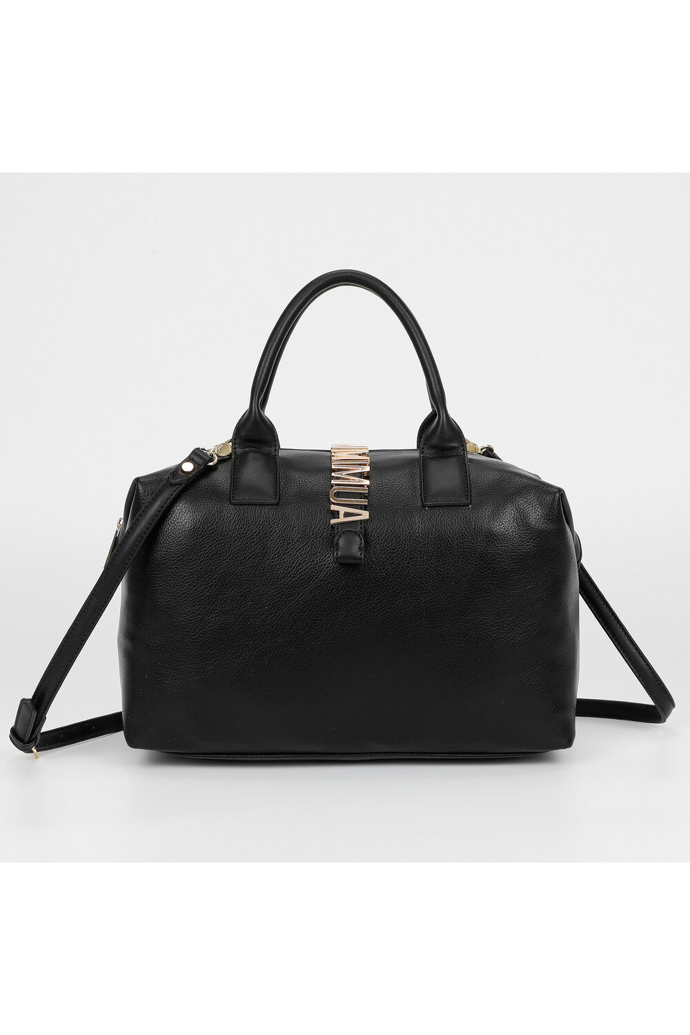BORSA BAULETTO CON LETTERE MIMI-MUA