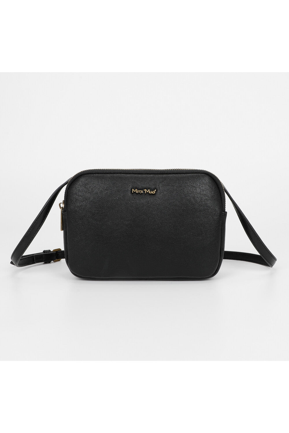 BORSA A TRACOLLA CON ACCESSORI IN OTTONE