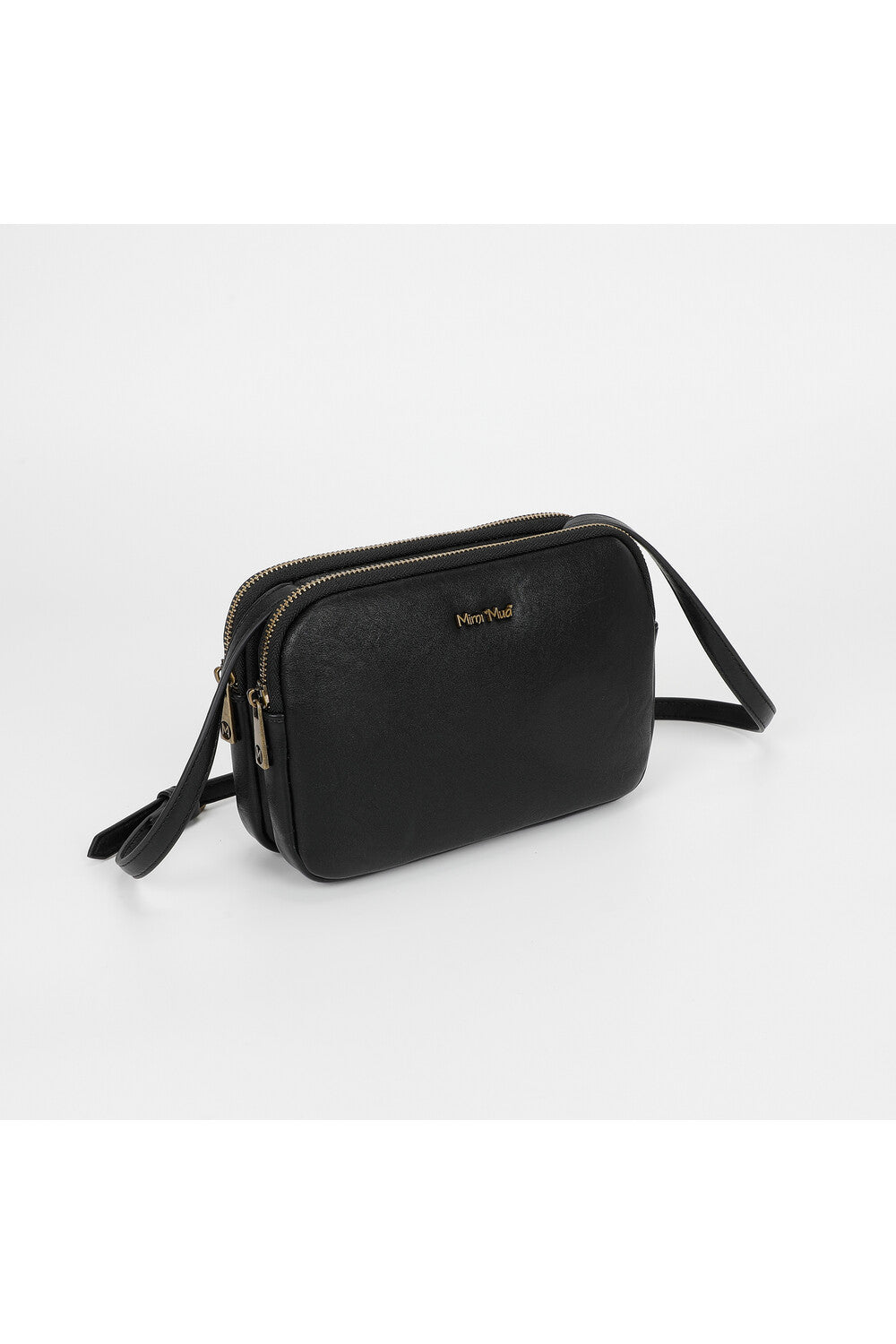 BORSA A TRACOLLA CON ACCESSORI IN OTTONE