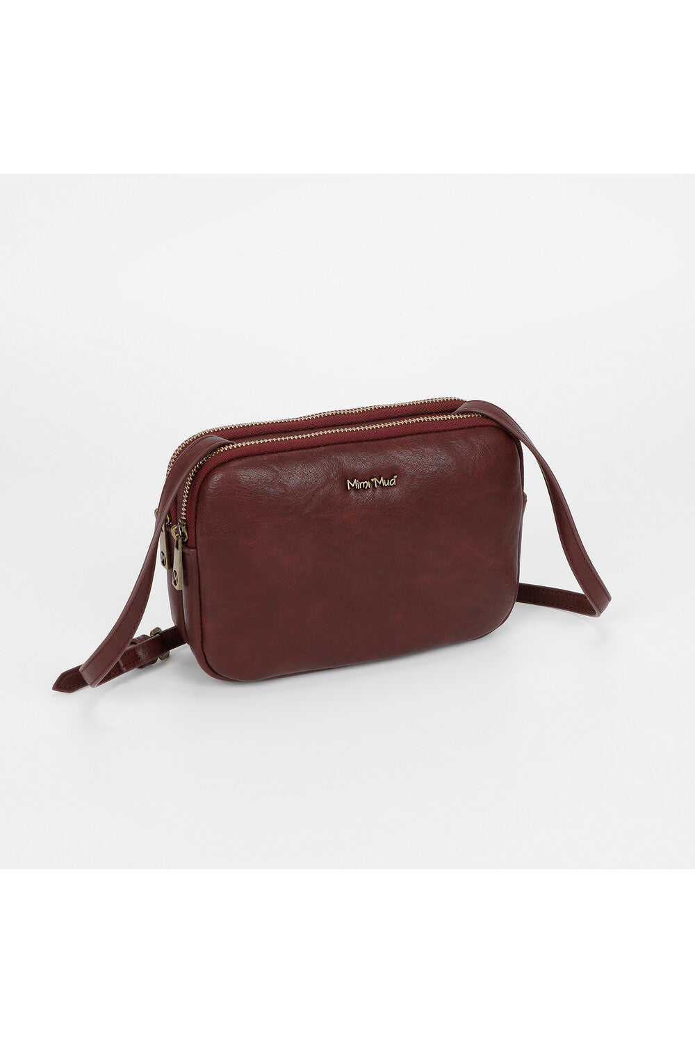 BORSA A TRACOLLA CON ACCESSORI IN OTTONE