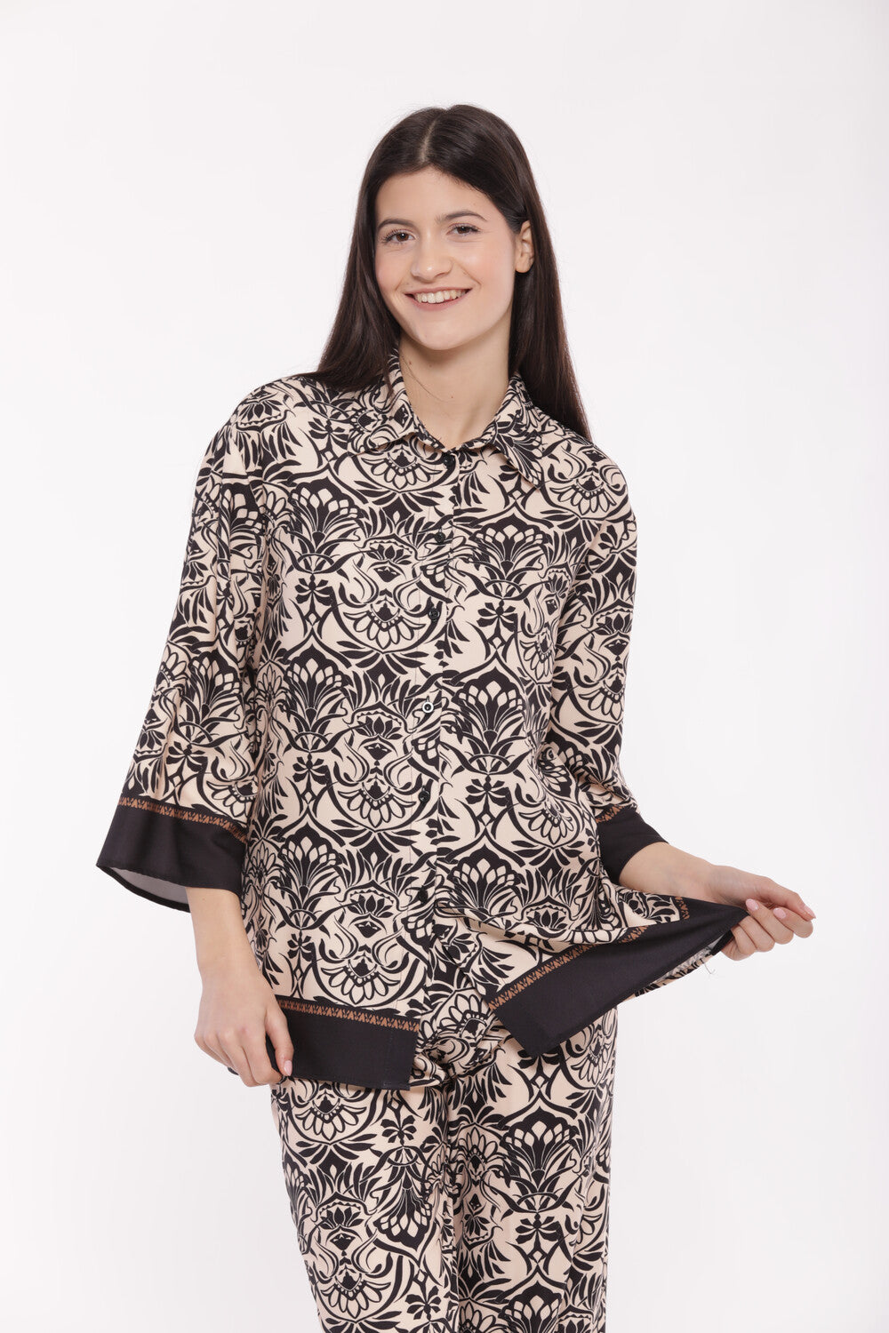 CAMICIA OVER FANTASIA DECO'