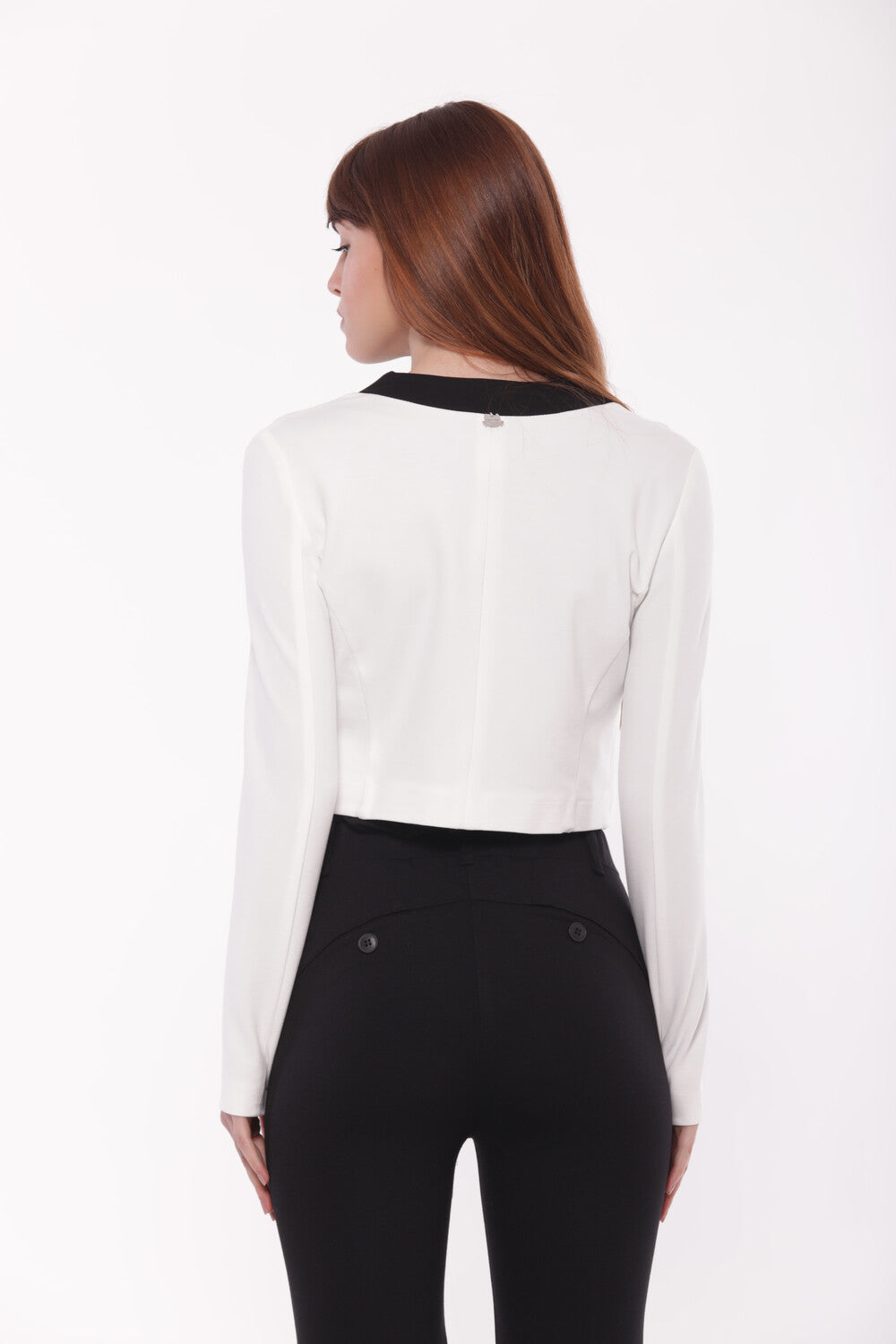 GIACCA CORTA CON ZIP IN PUNTO MILANO