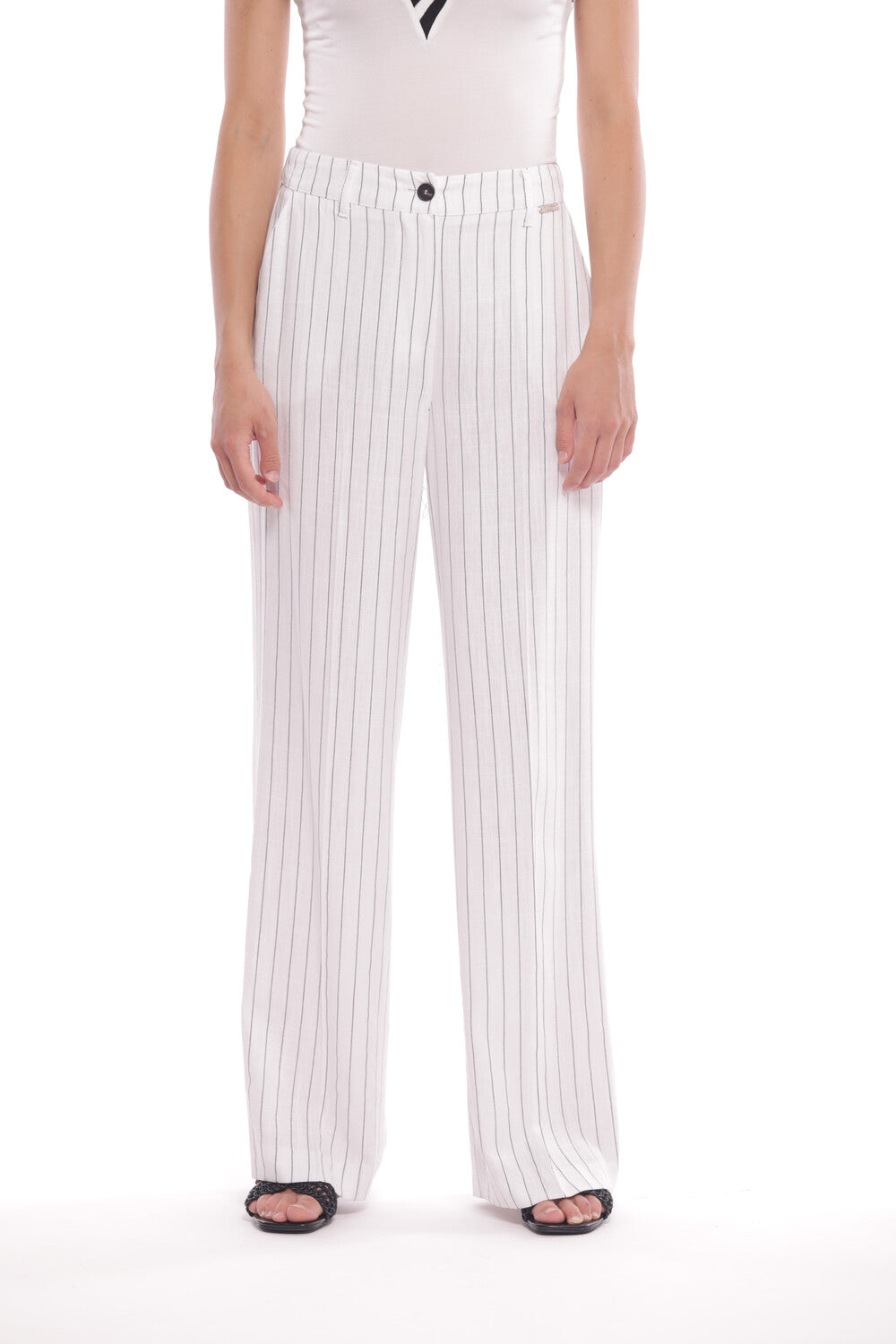 PANTALONE PALAZZO GESSATO