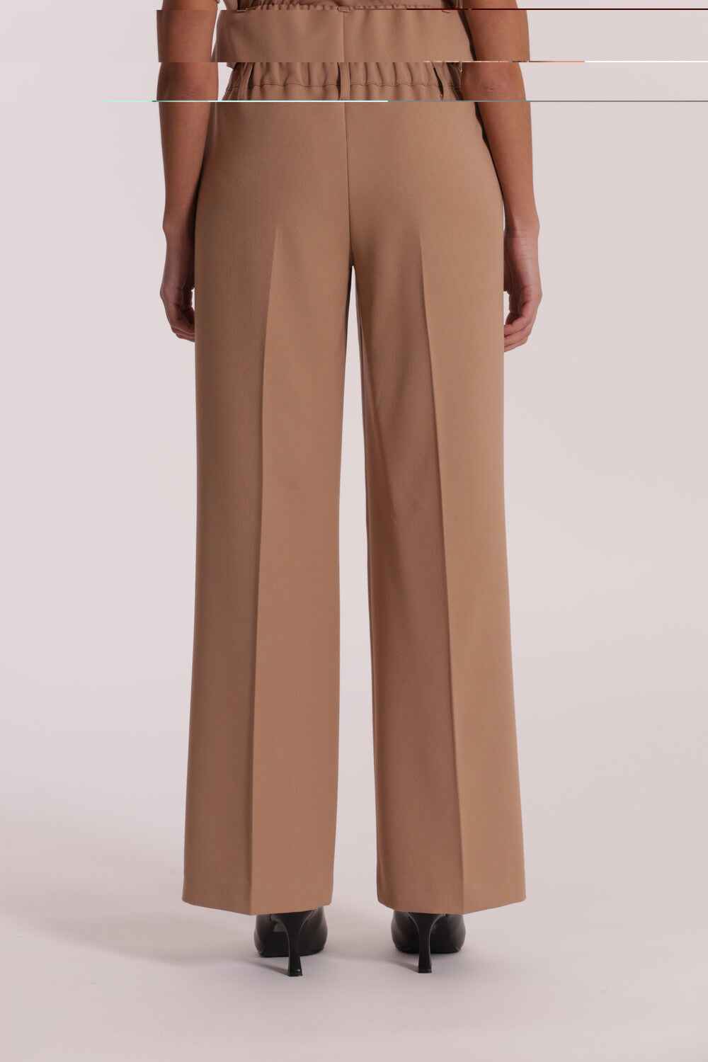 PANTALONE PALAZZO CON ELASTICO DIETRO IN POLYVISCOSA