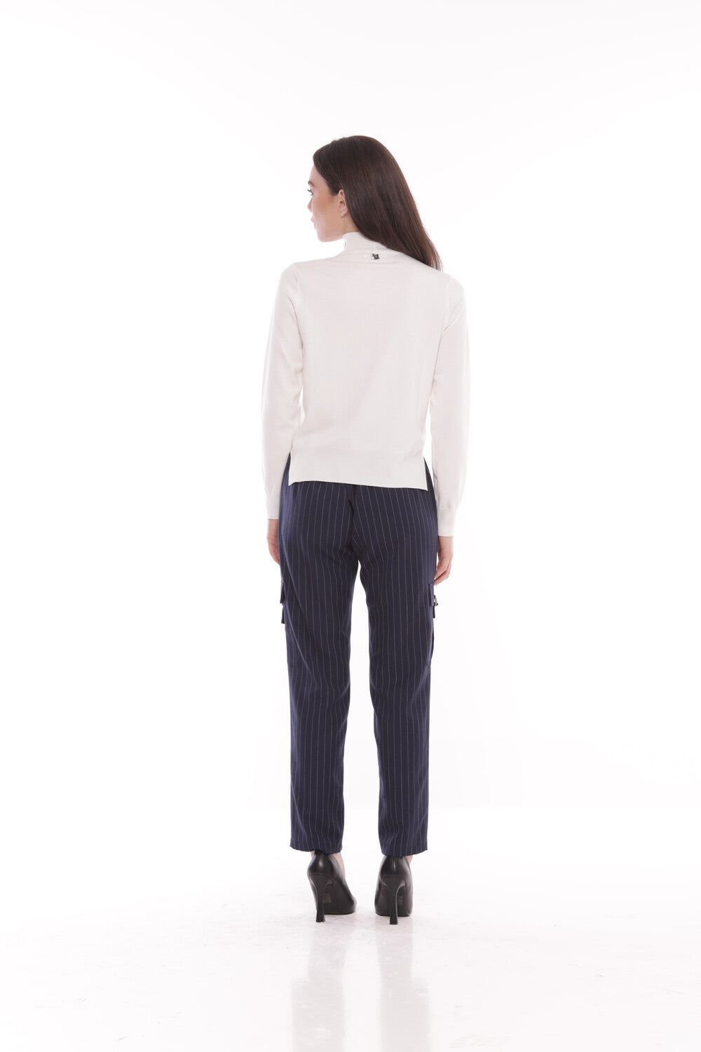 PANTALONE CARGO IN GESSATO