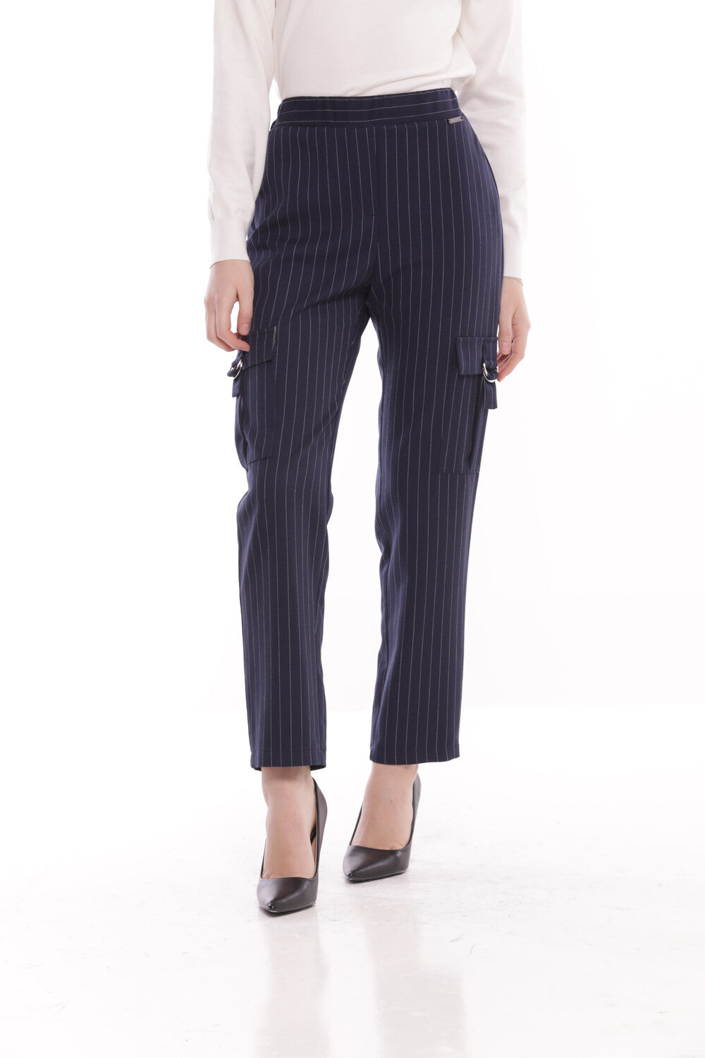 PANTALONE CARGO IN GESSATO