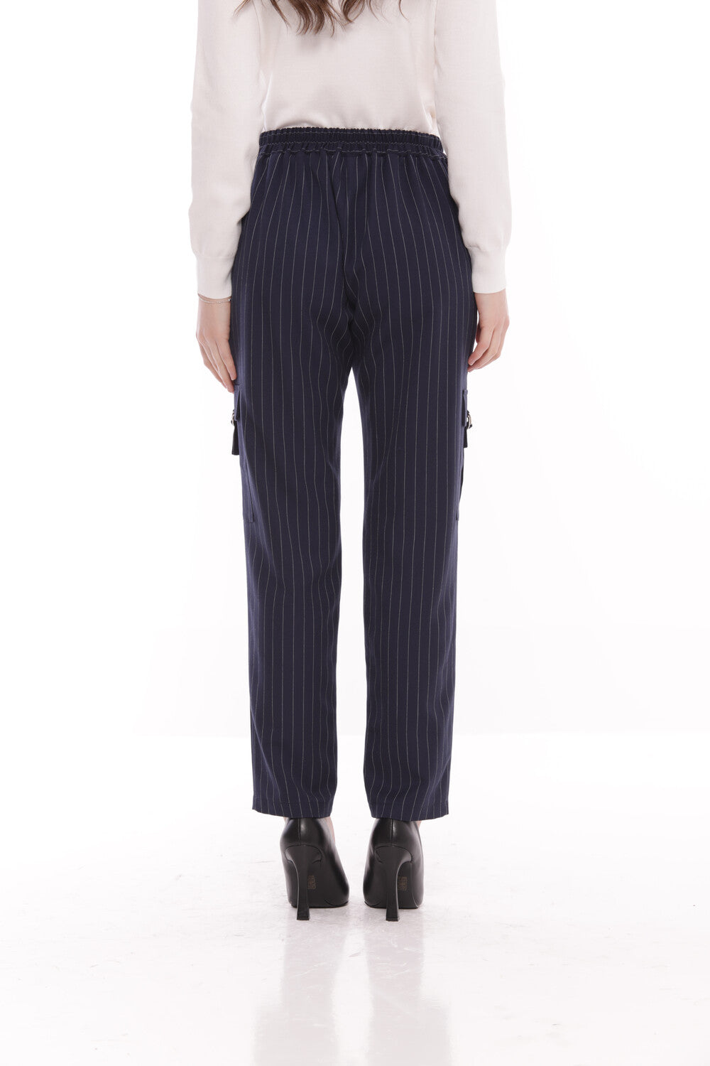 PANTALONE CARGO IN GESSATO