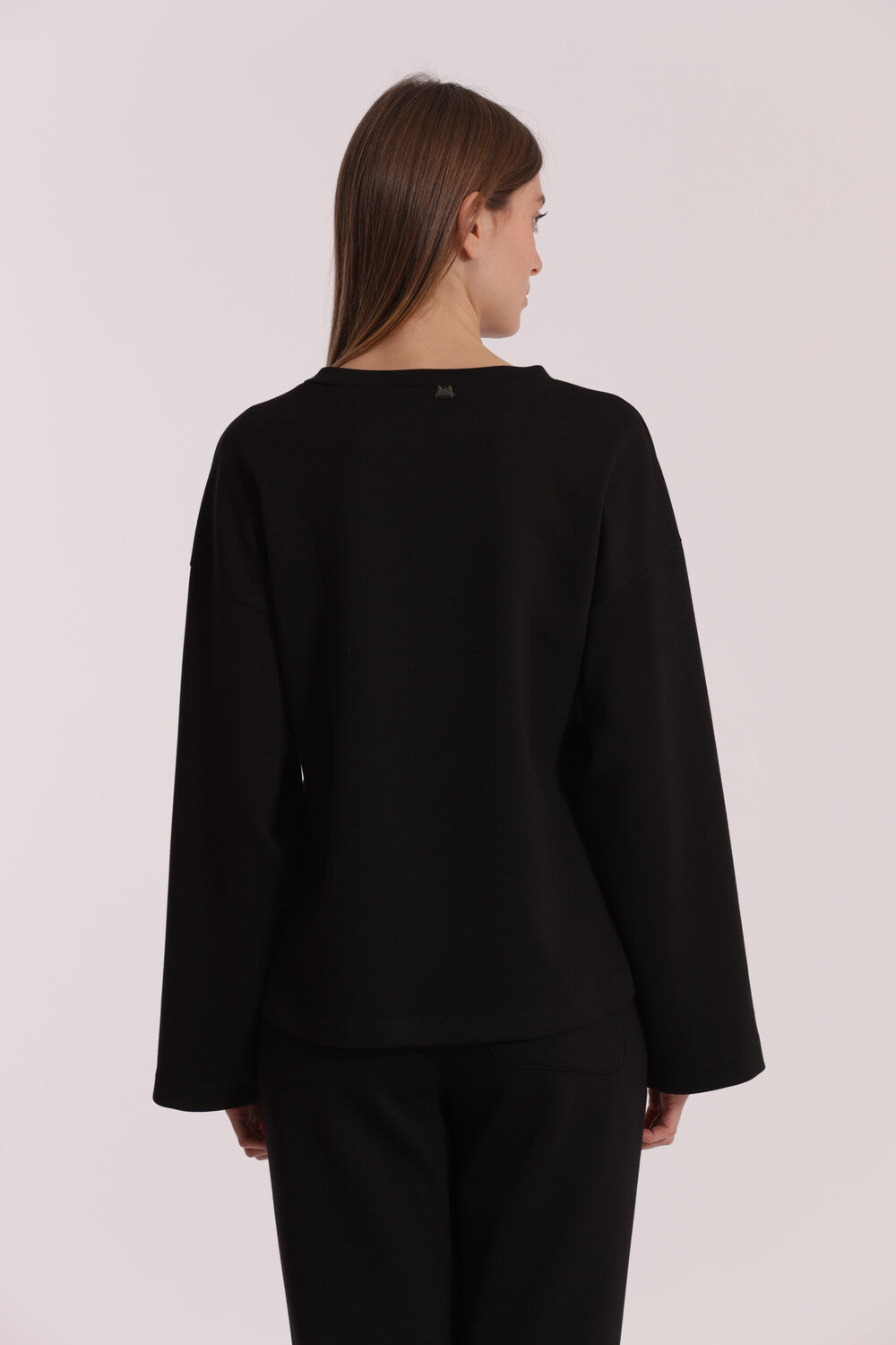 FELPA IN NEOPRENE CON PAILLETTES