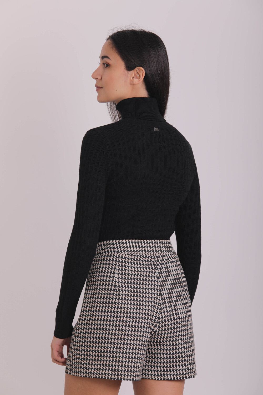 MAGLIA LUPETTO EFFETTO TRECCIA