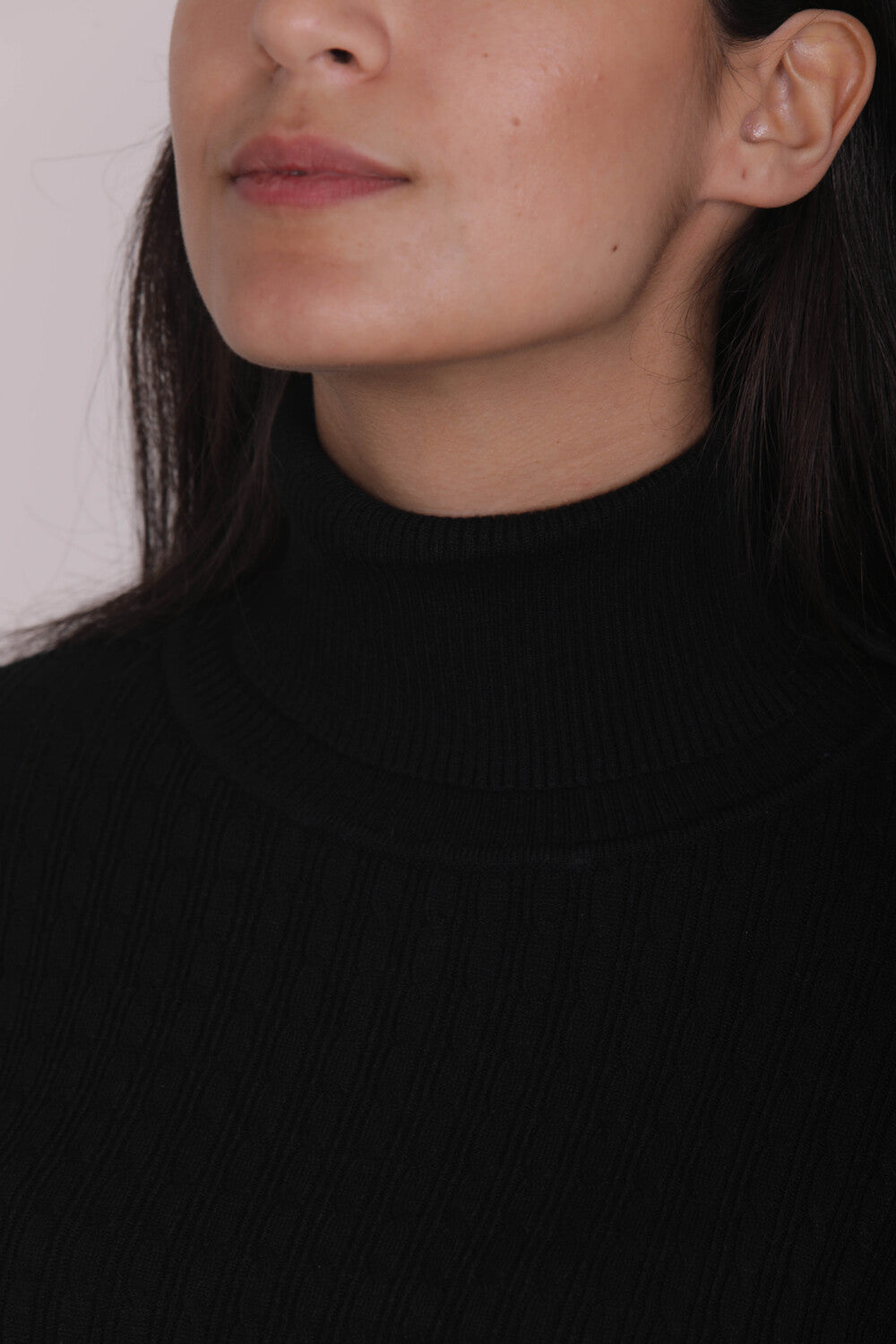 MAGLIA LUPETTO EFFETTO TRECCIA