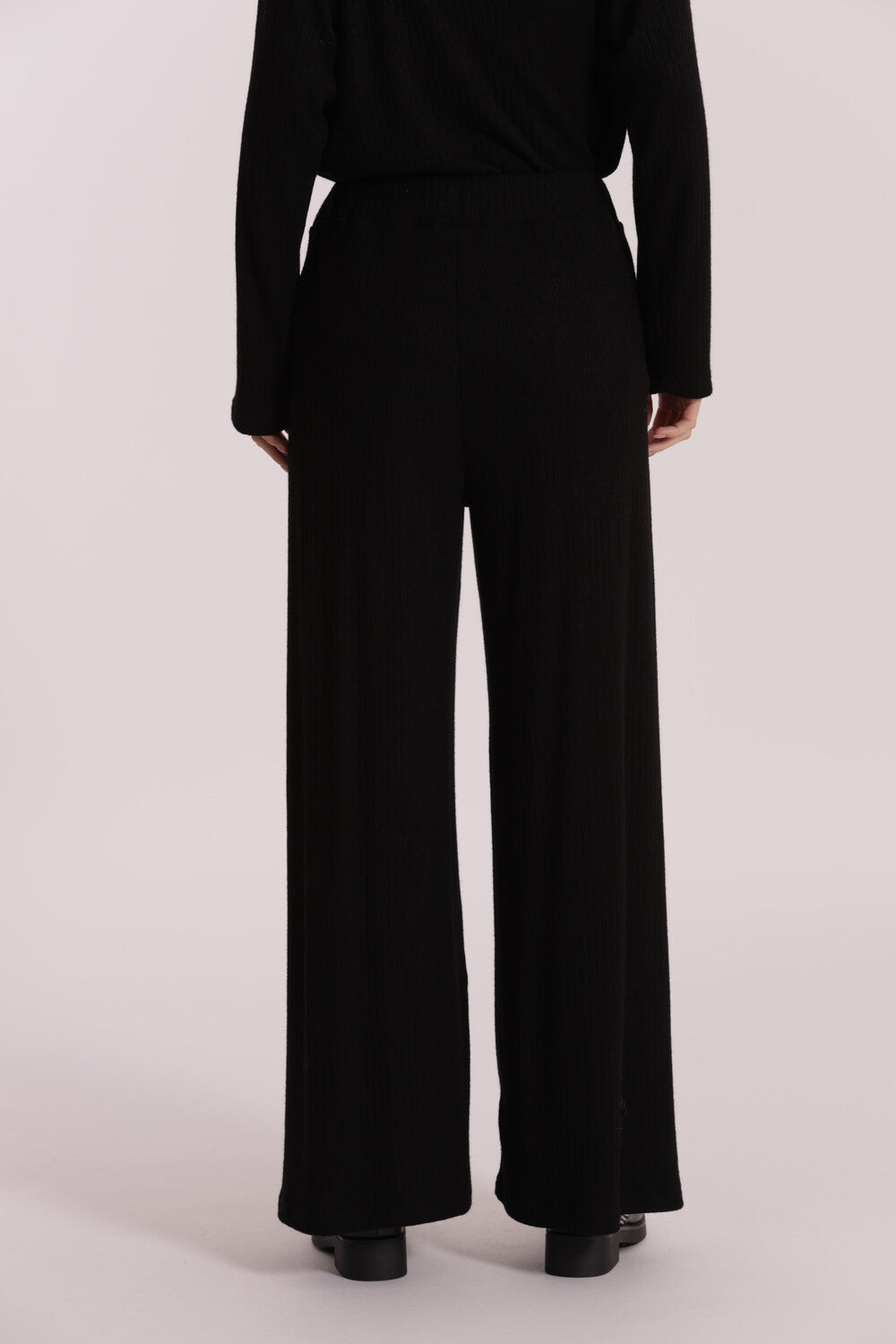 PANTALONE PALAZZO IN MAGLIA A COSTE