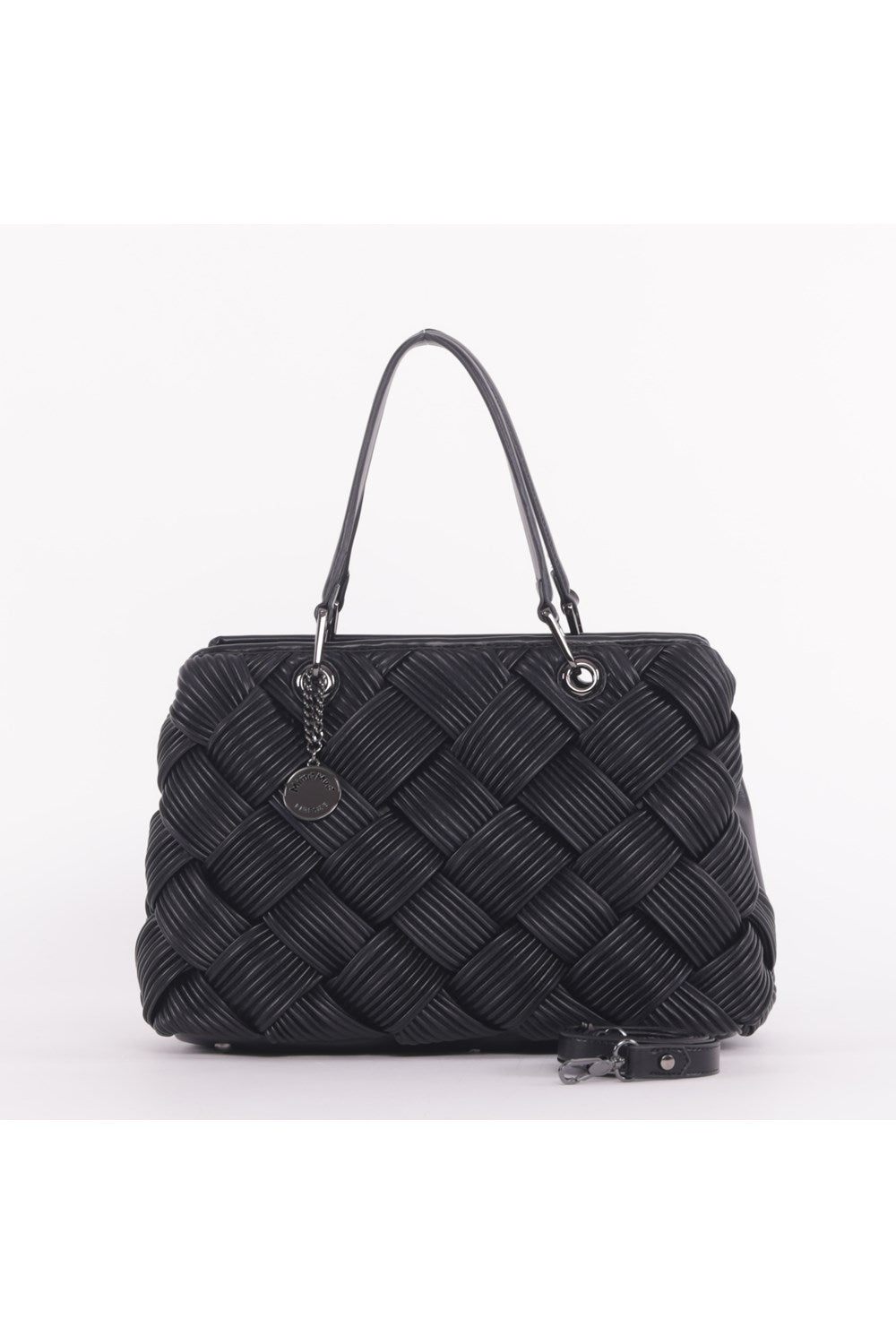 BORSA A BRACCIO CON MACROINTRECCIO
