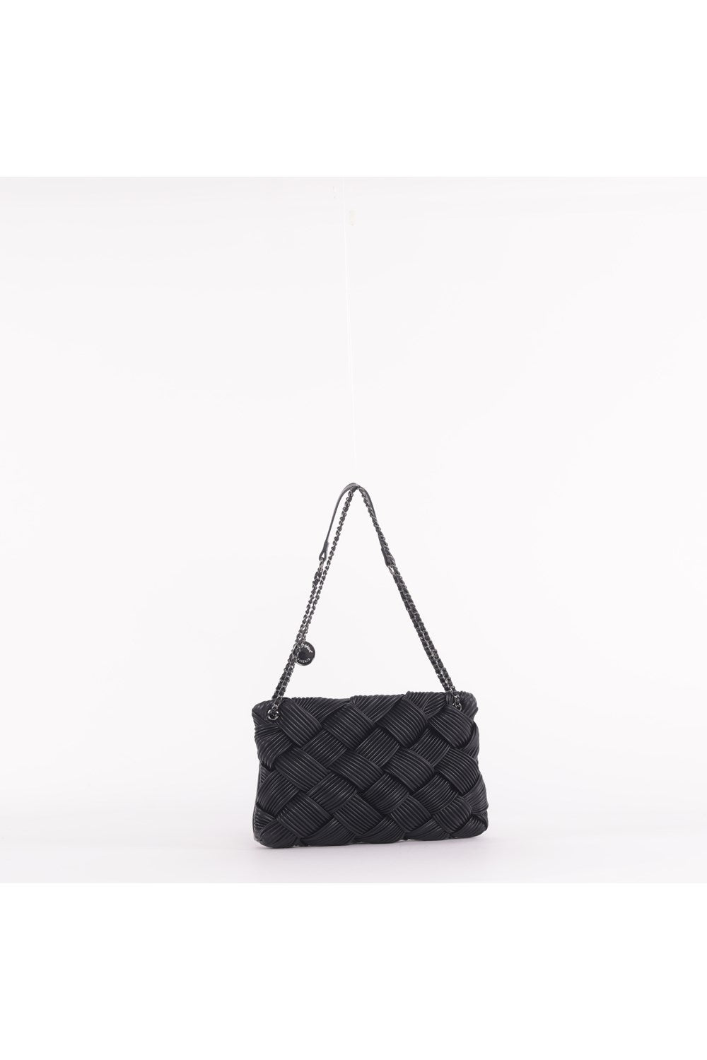 BORSA A TRACOLLA CON MACROINTRECCIO
