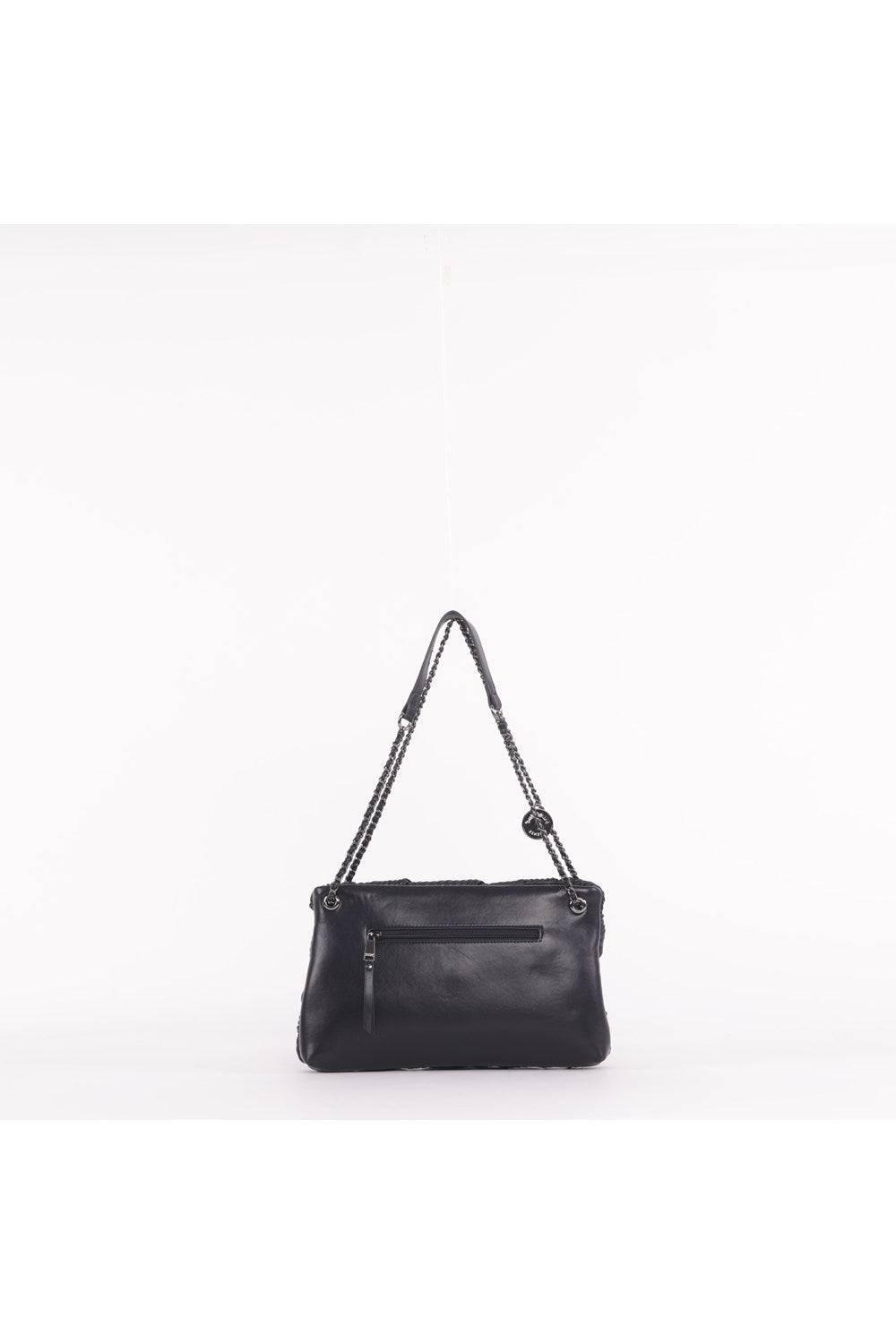 BORSA A TRACOLLA CON MACROINTRECCIO