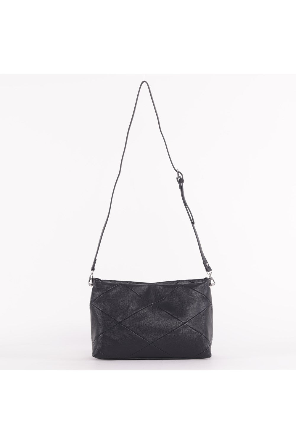 BORSA A TRACOLLA TRAPUNTATA