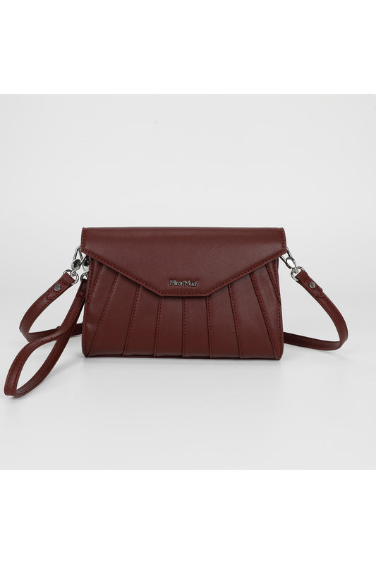 BORSA A TRACOLLA CON EFFETTO VENTAGLIO