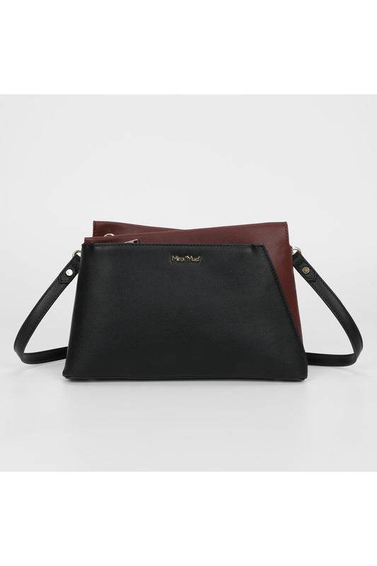 BORSA A TRACOLLA BICOLOR