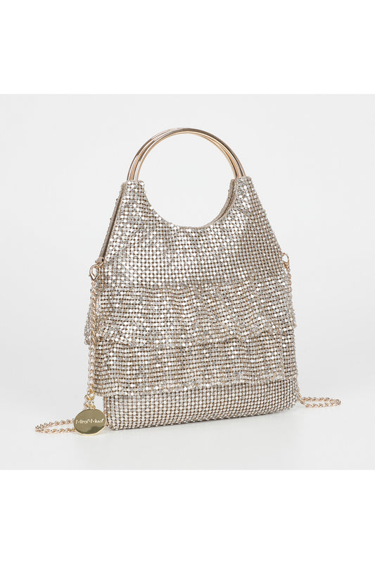 BORSA MORBIDA CON VOLANT