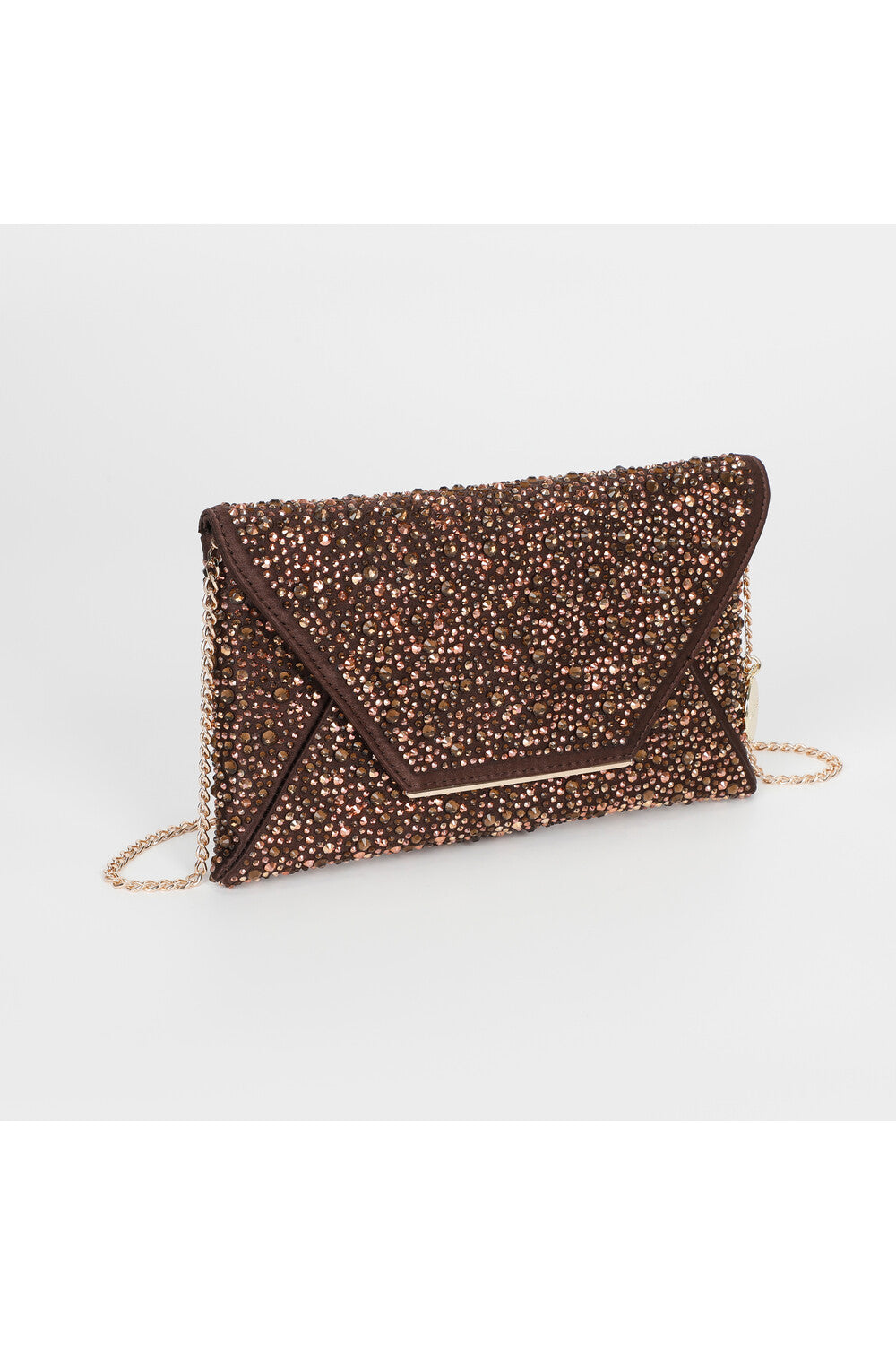 BORSA POCHETTE CON STRASS